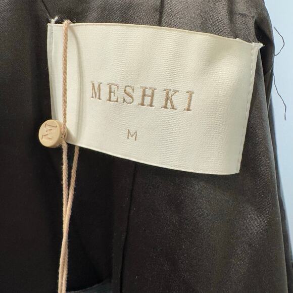 Meshki Helda Fitted Cinched Waist Tailored Blazers Black New Women's Sz M - Picture 12 of 16